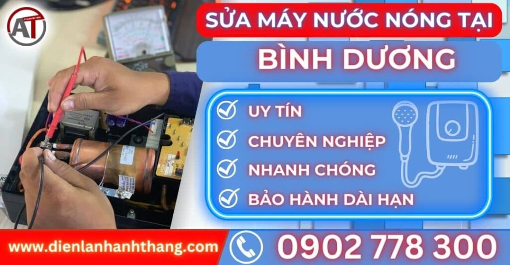 Sửa máy nước nóng tại Bình dương Điện lạnh Anh Thắng