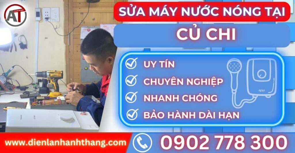 Sửa máy nước nóng tại Củ chi Điện lạnh Anh Thắng