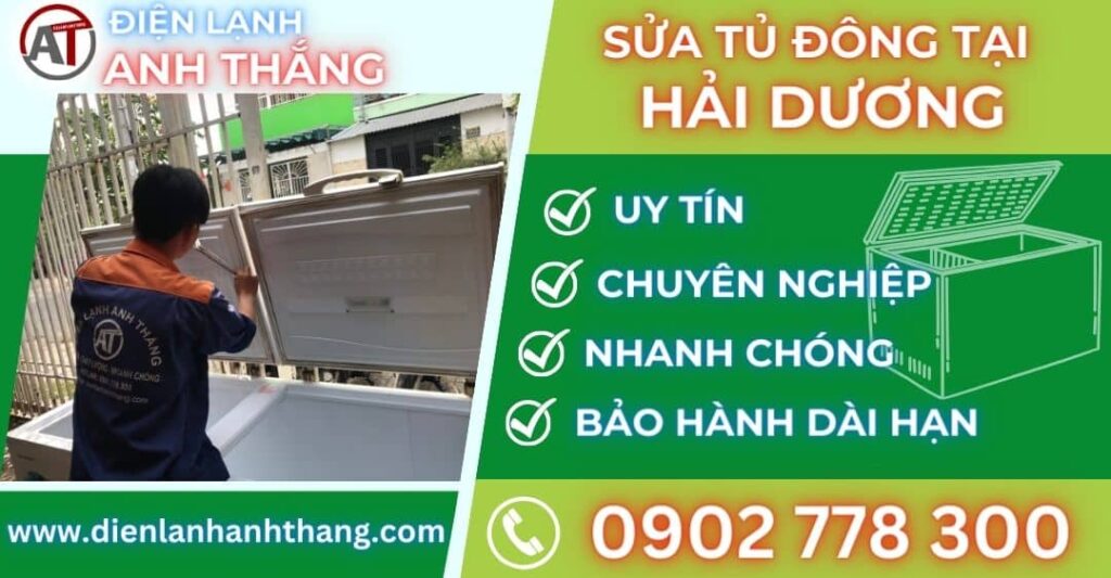Sửa tủ đông tại Hải dương Điện lạnh Anh Thắng