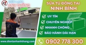 Sửa tủ đông tại Ninh bình Điện lạnh Anh Thắng