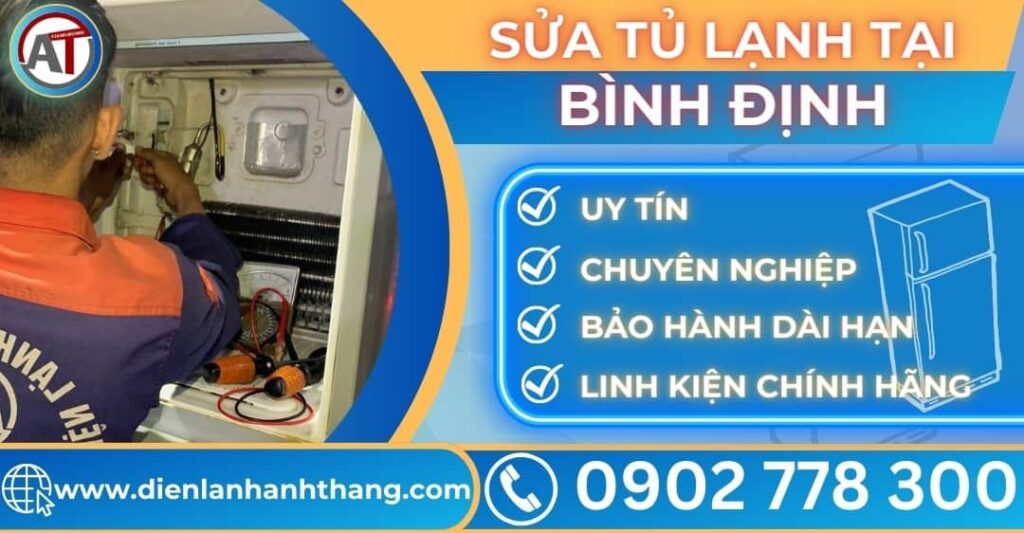 Sửa tủ lạnh tại Bình định Điện lạnh Anh Thắng