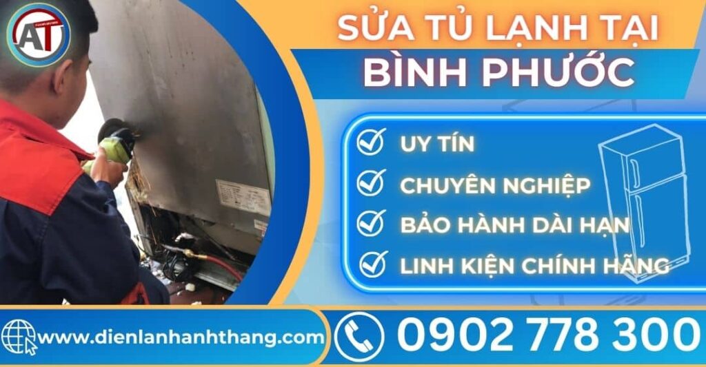 Sửa tủ lạnh tại Bình phước Điện lạnh Anh Thắng