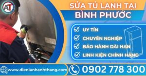 Sửa tủ lạnh tại Bình phước Điện lạnh Anh Thắng