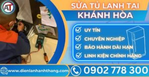 Sửa tủ lạnh tại Khánh hòa Điện lạnh Anh Thắng