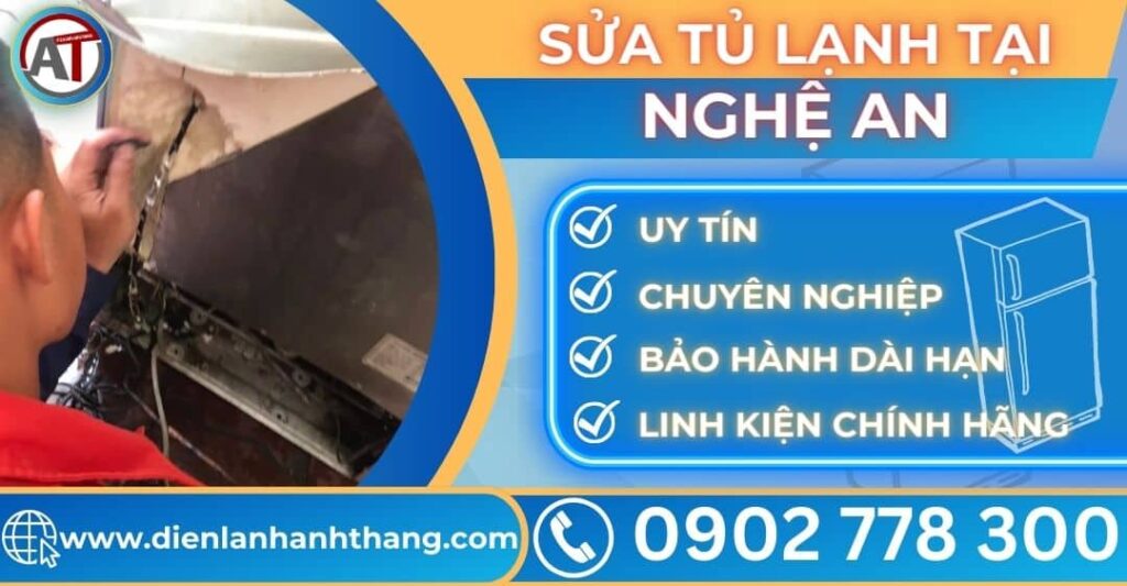 Sửa tủ lạnh tại Nghệ an Điện lạnh Anh Thắng