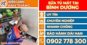 Sửa tủ mát tại Bình dương Điện lạnh Anh Thắng