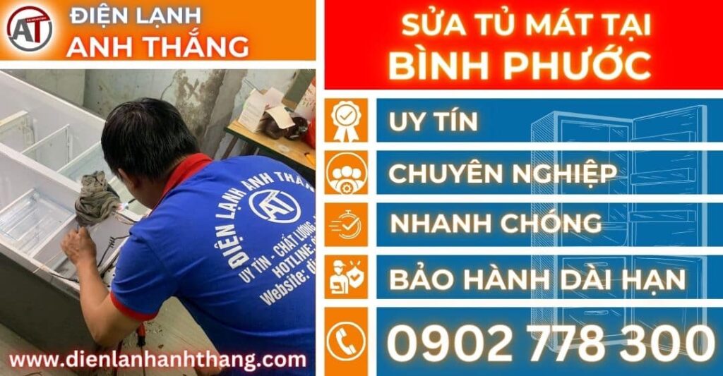 Sửa tủ mát tại Bình phước Điện lạnh Anh Thắng