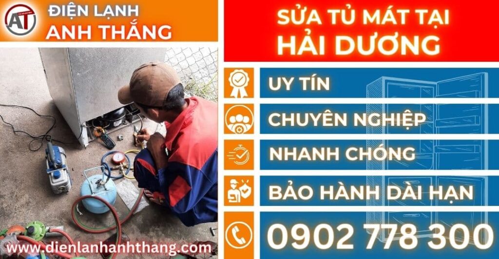 Sửa tủ mát tại Hải dương Điện lạnh Anh Thắng