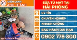 Sửa tủ mát tại Hải phòng Điện lạnh Anh Thắng
