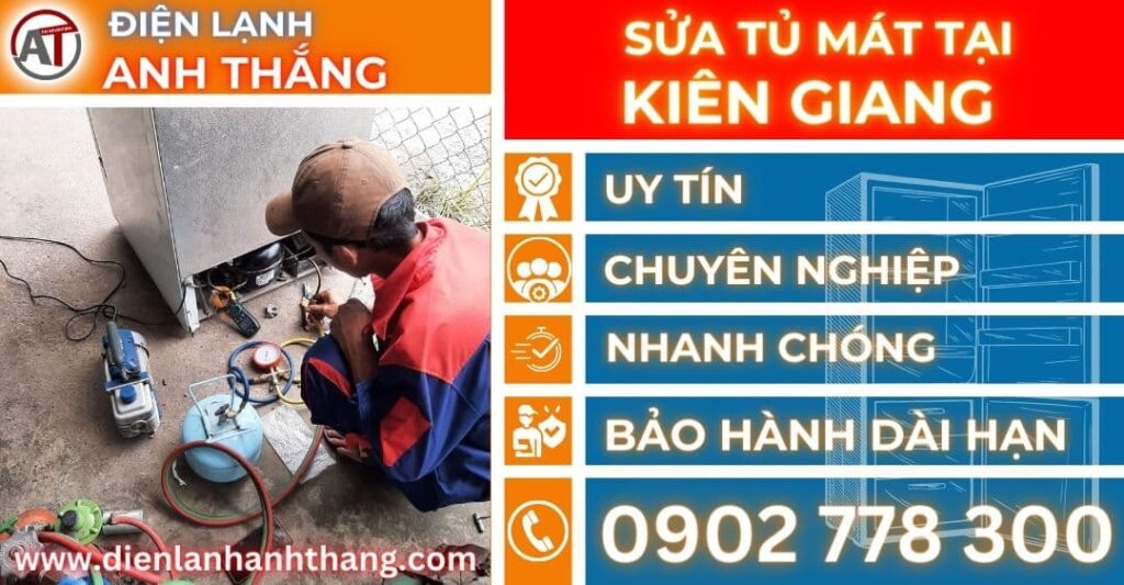 Sửa tủ mát tại Kiên giang Điện lạnh Anh Thắng
