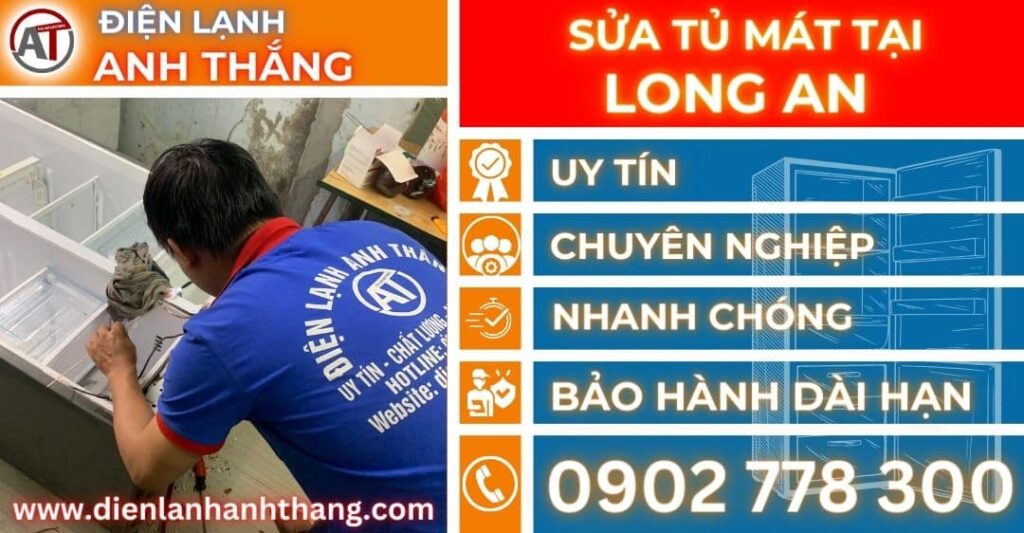 Sửa tủ mát tại Long an Điện lạnh Anh Thắng
