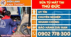 Sửa tủ mát tại Thủ đức Điện lạnh Anh Thắng