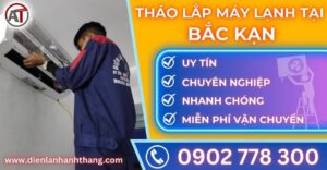 Tháo lắp máy lạnh tại Bắc kạn Điện lạnh Anh Thắng