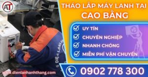 Tháo lắp máy lạnh tại Cao bằng Điện lạnh Anh Thắng