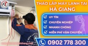 Tháo lắp máy lạnh tại Hà giang Điện lạnh Anh Thắng