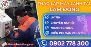 Tháo lắp máy lạnh tại Lâm đồng Điện lạnh Anh Thắng
