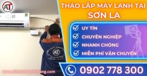 Tháo lắp máy lạnh tại Sơn la Điện lạnh Anh Thắng