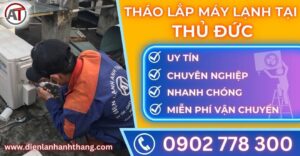 Tháo lắp máy lạnh tại Thủ đức Điện lạnh Anh Thắng