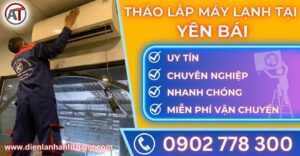 Tháo lắp máy lạnh tại Yên bái Điện lạnh Anh Thắng