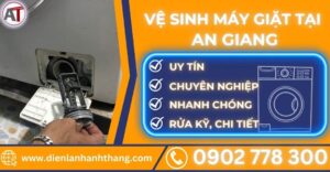 Vệ sinh máy giặt tại An giang Điện lạnh Anh Thắng