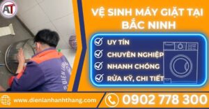 Vệ sinh máy giặt tại Bắc ninh Điện lạnh Anh Thắng