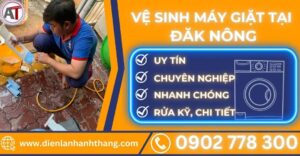 Vệ sinh máy giặt tại Đăk nông Điện lạnh Anh Thắng