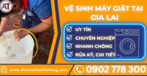 Vệ sinh máy giặt tại Gia lai Điện lạnh Anh Thắng