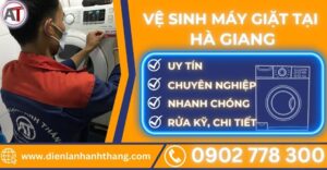 Vệ sinh máy giặt tại Hà giang Điện lạnh Anh Thắng