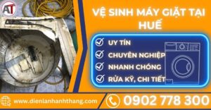 Vệ sinh máy giặt tại Huế Điện lạnh Anh Thắng