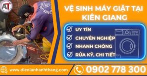 Vệ sinh máy giặt tại Kiên giang Điện lạnh Anh Thắng