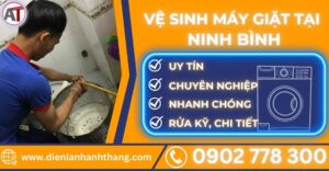 Vệ sinh máy giặt tại Ninh bình Điện lạnh Anh Thắng