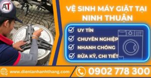 Vệ sinh máy giặt tại Ninh thuận Điện lạnh Anh Thắng