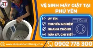 Vệ sinh máy giặt tại Phú yên Điện lạnh Anh Thắng