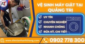 Vệ sinh máy giặt tại Quảng trị Điện lạnh Anh Thắng