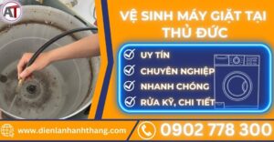 Vệ sinh máy giặt tại Thủ đức Điện lạnh Anh Thắng