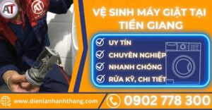 Vệ sinh máy giặt tại Tiền giang Điện lạnh Anh Thắng
