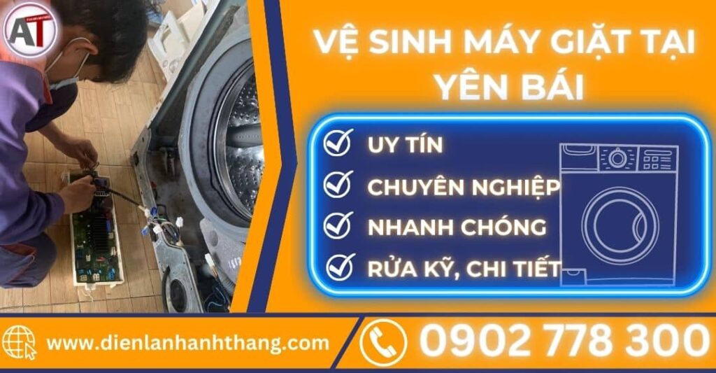 Vệ sinh máy giặt tại Yên bái Điện lạnh Anh Thắng