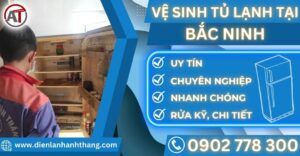 Vệ sinh tủ lạnh tại Bắc ninh Điện lạnh Anh Thắng