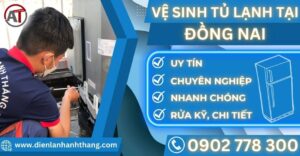 Vệ sinh tủ lạnh tại Đồng nai Điện lạnh Anh Thắng