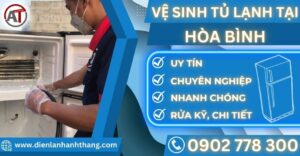 Vệ sinh tủ lạnh tại Hòa bình Điện lạnh Anh Thắng