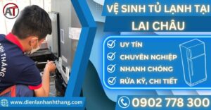 Vệ sinh tủ lạnh tại Lai châu Điện lạnh Anh Thắng