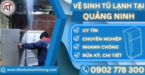 Vệ sinh tủ lạnh tại Quảng ninh Điện lạnh Anh Thắng