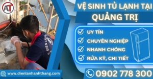 Vệ sinh tủ lạnh tại Quảng trị Điện lạnh Anh Thắng