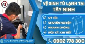 Vệ sinh tủ lạnh tại Tây ninh Điện lạnh Anh Thắng