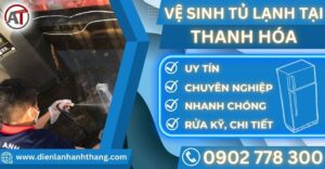 Vệ sinh tủ lạnh tại Thanh hóa Điện lạnh Anh Thắng