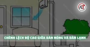 chênh lệch độ cao giữa dàn nóng và dàn lạnh Điện lạnh Anh Thắng