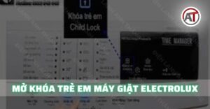 mở khóa trẻ em máy giặt electrolux Điện lạnh Anh Thắng