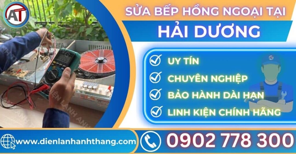 Sửa bếp hồng ngoại tại Hải dương Điện lạnh Anh Thắng