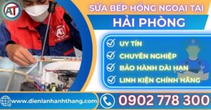 Sửa bếp hồng ngoại tại Hải phòng Điện lạnh Anh Thắng