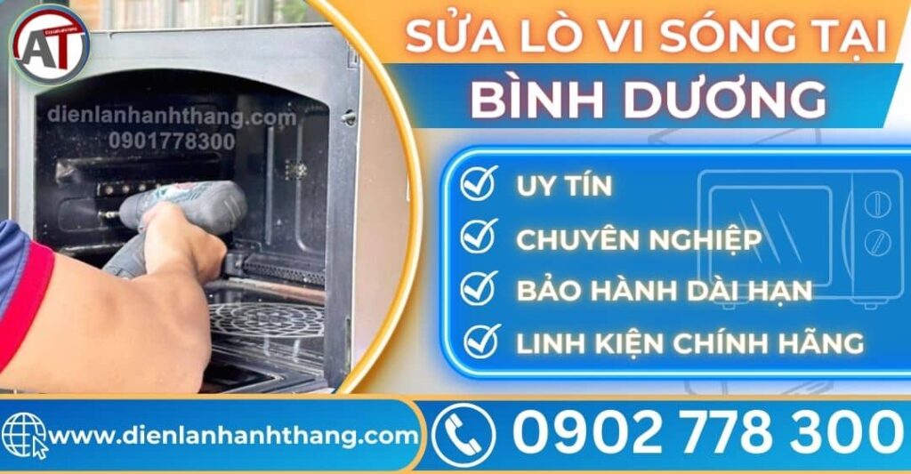 Sửa lò vi sóng tại Bình dương Điện lạnh Anh Thắng